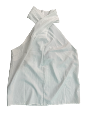 Blusa, cuello alto, talla S