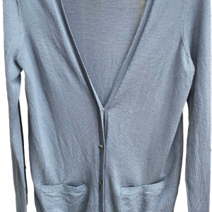 Cárdigan Azul bolsillos, Ann Taylor, Talla S