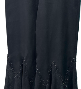 Pantalón gasa, applicación lentejuelas, talla 42