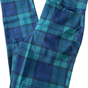 Pantalón cuadrillé verde, Old Navy, talla 38