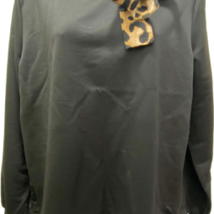 Polerón negro cinta, Shein, talla L