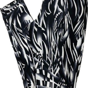 Leggins b/n, sin marca, talla s