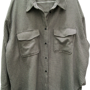 Sobrecamisa pata de gallo, H&M, Talla M (grande)