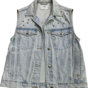 Chaqueta denim sin mangas, Sybilla, Talla S (oversize)
