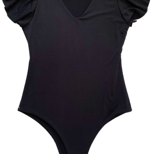Body negro, Manga corta, Talla S