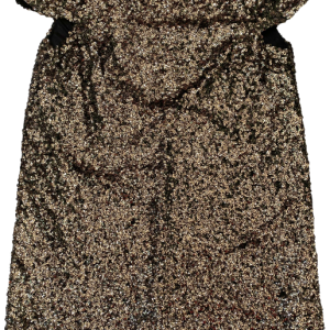 Vestido dorado, Mostacillas, Talla S