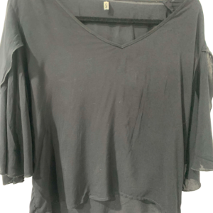 Blusa, negra, talla M