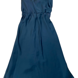 Vestido pabilos petróleo, Zara, Talla M