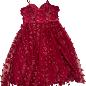 Vestido mariposas, gasa, talla M