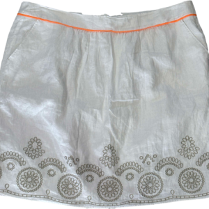 Falda Lino bordados, Tahari, talla 48