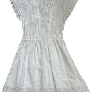 Vestido broderie, H&M, talla 40