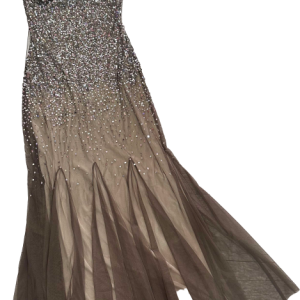 Vestido gala, lentejuelas, talla 38
