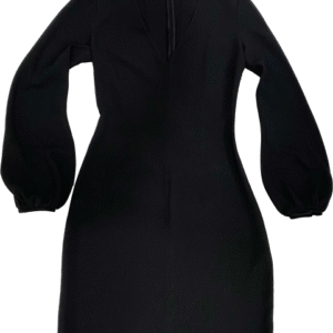 Vestido Negro Manga larga, Zara, Talla XS