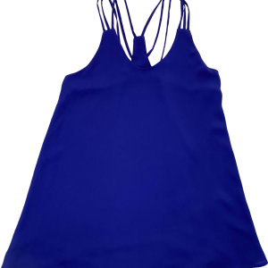 Vestido gasa azul, Audrey, Talla S