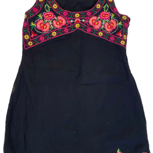 Vestido flores bordadas, Greenfield, Talla M