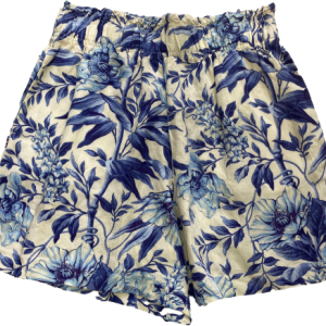 Short lino estampado, H&M, Talla S