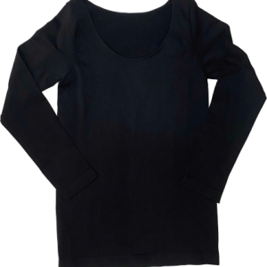 Camiseta lycra, Negra Manga larga, Talla M