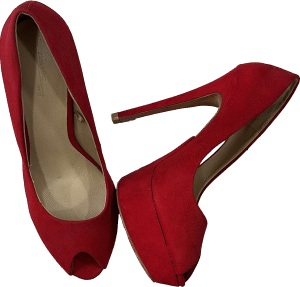 Stilettos gamuza, Zara, calce 38 taco 14cm