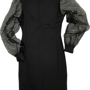 Vestido mangas gasa y perlas Derek Heart, Talla S