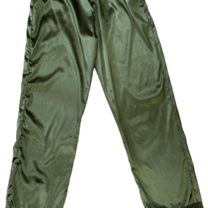 Pantalón satinado, bolsillos, talla L