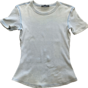 Polera algodón desgastada, Zara, Talla S