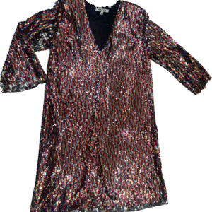 Vestido lentejuelas, Saville Row, talla M