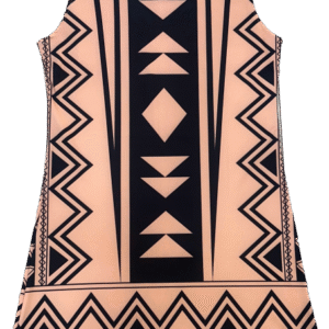 Vestido estampado, Lycra, talla M