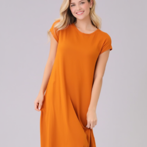 Vestido largo Naranjo, Sprit, talla L
