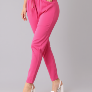 Pantalón Palazzo fucsia, Apology, talla 46.
