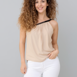 Blusa asimétrica, Shein, talla L