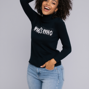Sweater, cuello, talla M