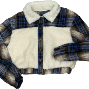 Chaqueta franela polar, sin marca, talla S