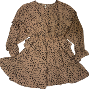 Vestido capas viscosa, Glam, talla L