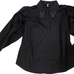 Camisa algodón manga globo, DBT, talla M