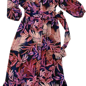 Vestido envolvente bolsillos, DBT, talla M