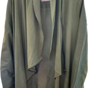 Tapado ecocuero verde oliva, UMBRALE, talla L