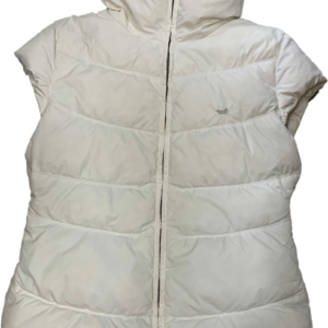 Parka sin mangas blanca, RKF, talla M/L