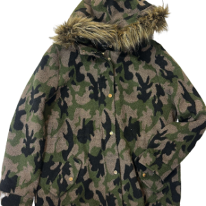 Abrigo camuflado capucha, FXXI, talla M
