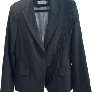 Blazer flecos, Calvin Klein, talla 44