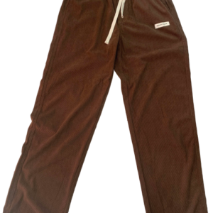 Pantalon casual café recto, sin marca, talla S