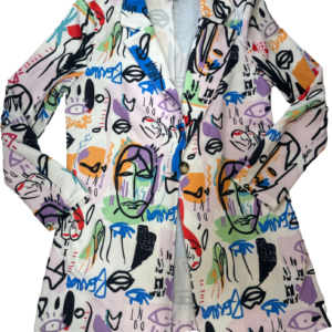 Blazer Lycra estampado, Shein, talla S
