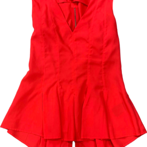 Top con Peplum coral, HYM, talla 34