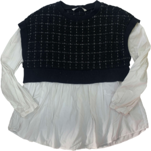 Sweater y blusa, Zara, talla M