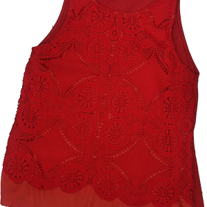 Polera encaje algodón, Sfera, talla M