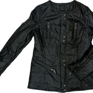 Chaqueta ecocuero acolchada, IO, talla 38