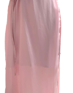 Vestido satin cruzado vuelos, DBT, talla S y M