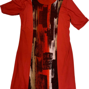 Vestido algodón aplicación estampado, Sonata, talla M