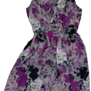 Vestido gasa estampado vuelos, Dynamite, talla S
